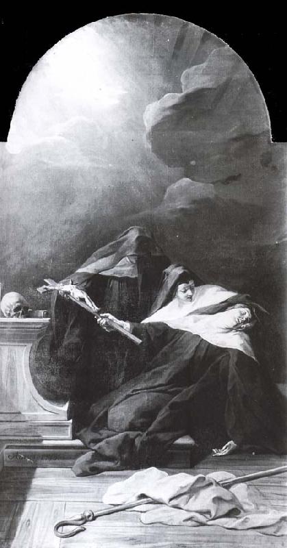  The death of St. Scholastica